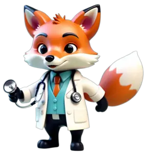 illustración zorrito segurealo doctor